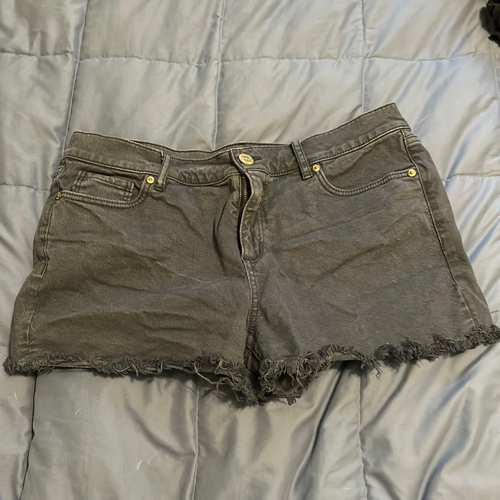 Loft Navy Jean shorts